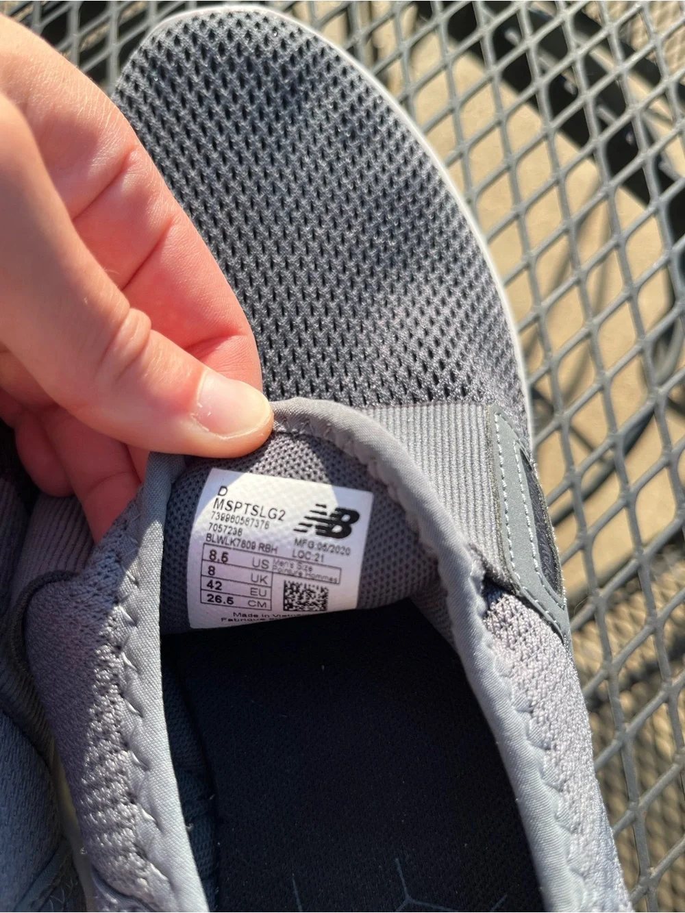 New Balance Men's Slip-On Mesh Sneakers